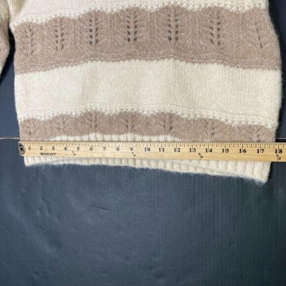 Heartloom Revolve Alice Sweater Small Lightweight soft knit Ivory Beige $89 - Picture 7 of 14